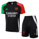 Chandal del Arsenal 24-25 Manga Corta Negro - Pantalon Corto
