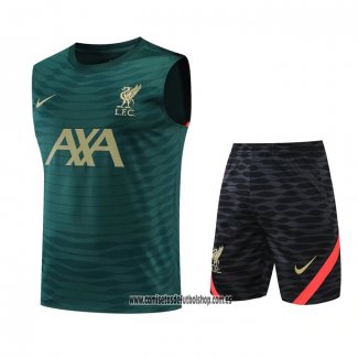 Chandal del Liverpool 22-23 Sin Mangas Verde