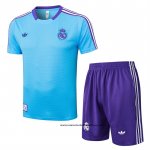 Chandal del Real Madrid 25-26 Manga Corta Azul - Pantalon Corto