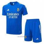 Chandal del Real Madrid 25-26 Manga Corta Azul Blanco - Pantalon Corto
