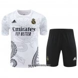 Chandal del Real Madrid Dragon 24-25 Manga Corta Blanco - Pantalon Corto