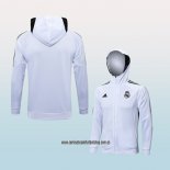 Chaqueta con Capucha del Real Madrid 22-23 Blanco