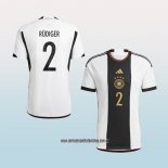Jugador Primera Camiseta Alemania Rudiger 2022