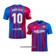 Jugador Primera Camiseta Barcelona Ansu Fati 21-22