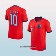 Jugador Segunda Camiseta Inglaterra Sterling 2022