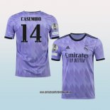 Jugador Segunda Camiseta Real Madrid Casemiro 22-23