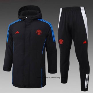 Manchester United 24-25 Negro Chandal de Invierno del