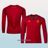 Primera Camiseta Espana 2022 Manga Larga