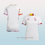 Segunda Camiseta Belgica Mujer 2022
