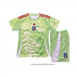 Segunda Camiseta Italia Euro Nino 2025
