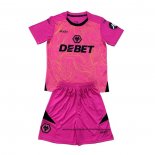 Segunda Camiseta Wolves Portero Nino 24-25
