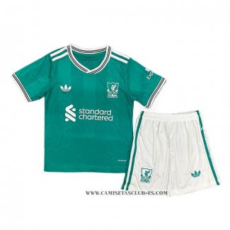 Tercera Camiseta Liverpool Nino 25-26
