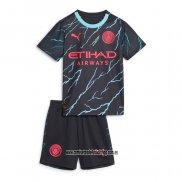 Tercera Camiseta Manchester City Nino 23-24