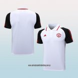 Camiseta Polo del Manchester United 23-24 Blanco