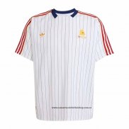 Camiseta Pre Partido del Roma 25-26 Blanco