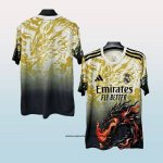 Camiseta Real Madrid Dragon 25-26 Amarillo Tailandia