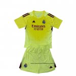 Camiseta Real Madrid Portero Nino 25-26 Amarillo