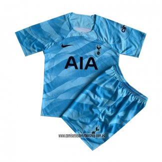 Camiseta Tottenham Hotspur Portero Nino 23-24 Azul