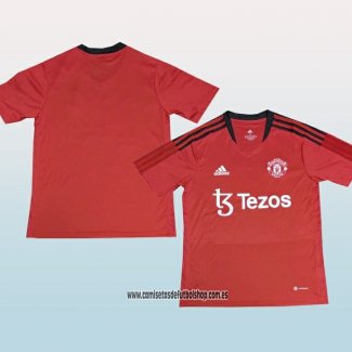 Camiseta de Entrenamiento Manchester United 2022 Rojo