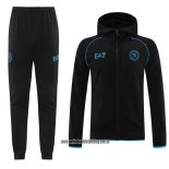 Chandal con Capucha del Napoli 23-24 Negro