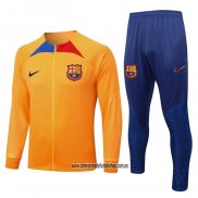 Chandal de Chaqueta del Barcelona 22-23 Naranja