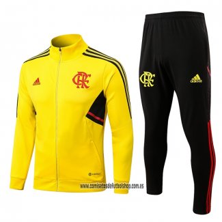 Chandal de Chaqueta del Flamengo 22-23 Amarillo