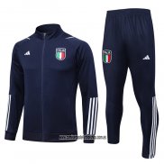 Chandal de Chaqueta del Italia 23-24 Azul