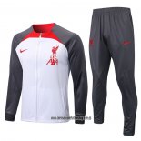 Chandal de Chaqueta del Liverpool 22-23 Blanco