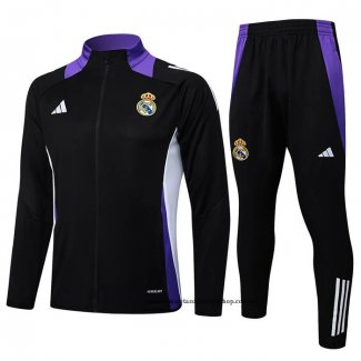Chandal de Chaqueta del Real Madrid 24-25 Negro