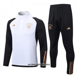 Chandal de Sudadera del Alemania 22-23 Blanco