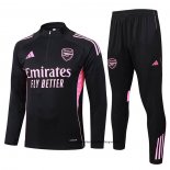 Chandal de Sudadera del Arsenal 25-26 Negro Rosa