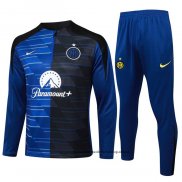 Chandal de Sudadera del Inter Milan 24-25 Azul