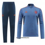 Chandal de Sudadera del Manchester United 22-23 Azul