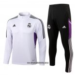 Chandal de Sudadera del Real Madrid 22-23 Blanco