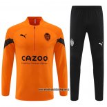 Chandal de Sudadera del Valencia 22-23 Naranja