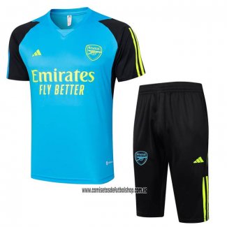 Chandal del Arsenal 24-25 Manga Corta Azul - Pantalon Corto