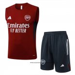 Chandal del Arsenal 25-26 Sin Mangas Rojo