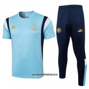 Chandal del Manchester City 23-24 Manga Corta Azul