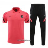 Conjunto Polo del Atletico Madrid 22-23 Rosa