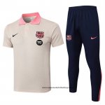 Conjunto Polo del Barcelona 25-26 Amarillo