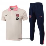 Conjunto Polo del Barcelona 25-26 Amarillo