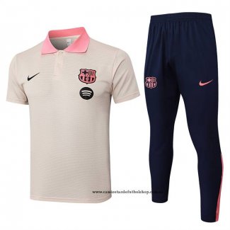 Conjunto Polo del Barcelona 25-26 Amarillo