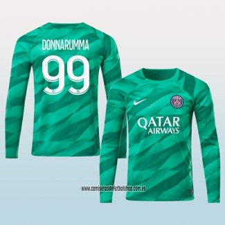 Jugador Camiseta Paris Saint-Germain Portero Donnarumma 23-24 Manga Larga Verde