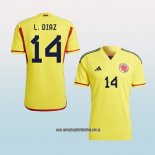 Jugador Primera Camiseta Colombia L.Diaz 2022