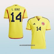 Jugador Primera Camiseta Colombia L.Diaz 2022