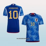 Jugador Primera Camiseta Japon Minamino 2022