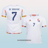 Jugador Segunda Camiseta Belgica De Bruyne 2022
