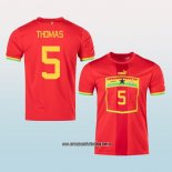 Jugador Segunda Camiseta Ghana Thomas 2022