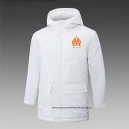 Olympique Marsella 24-25 Blanco Chaqueta Invierno del
