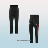 Pantalon de Entrenamiento Manchester United 22-23 Negro y Rojo